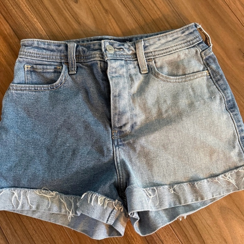 Hollister Light Blue Jean Shorts
